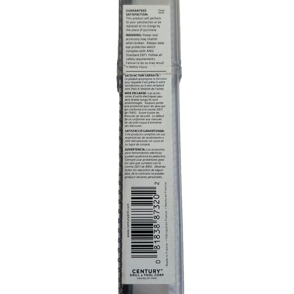 CENTURY Drill & Tool Slow Spiral Masonry Drill Bit 5/16 x 12 in  87320 - Picture 3 of 3